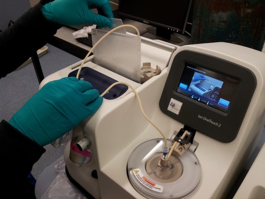 Ion Torrent PGM sequencer.